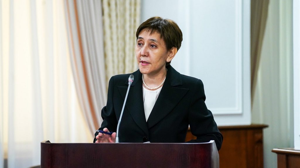 министр труда и социальной защиты населения Тамара Дуйсенова