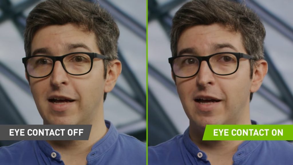 Nvidia представила дипфейк-функцию «Зрительный контакт»