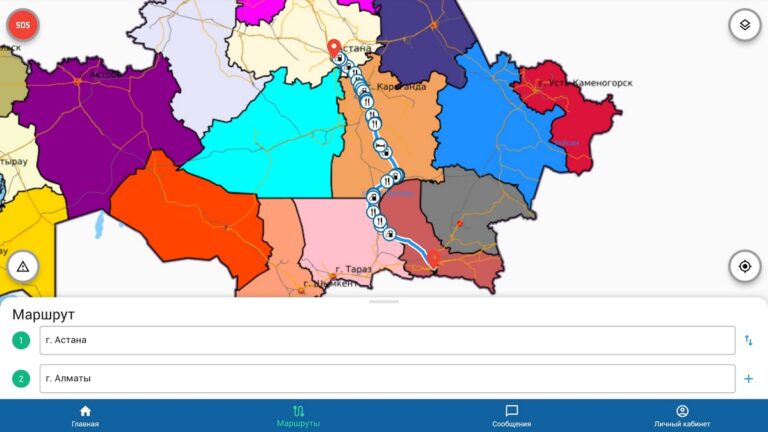 Появилось приложение Sapar, в котором можно жаловаться на дороги в «КазАвтоЖол»