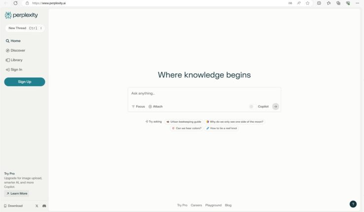 Поисковая система на основе ИИ Perplexity AI привлекла $70 млн инвестиций
