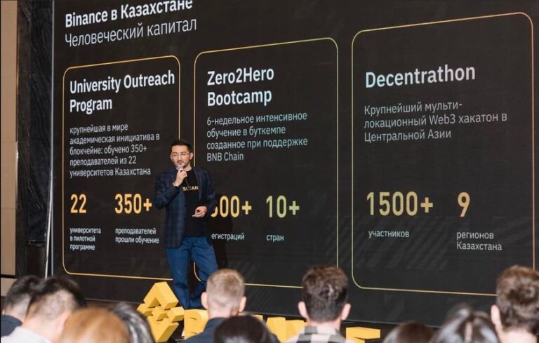 Жаслан Мадиев поделился достижениями Binance Kazakhstan