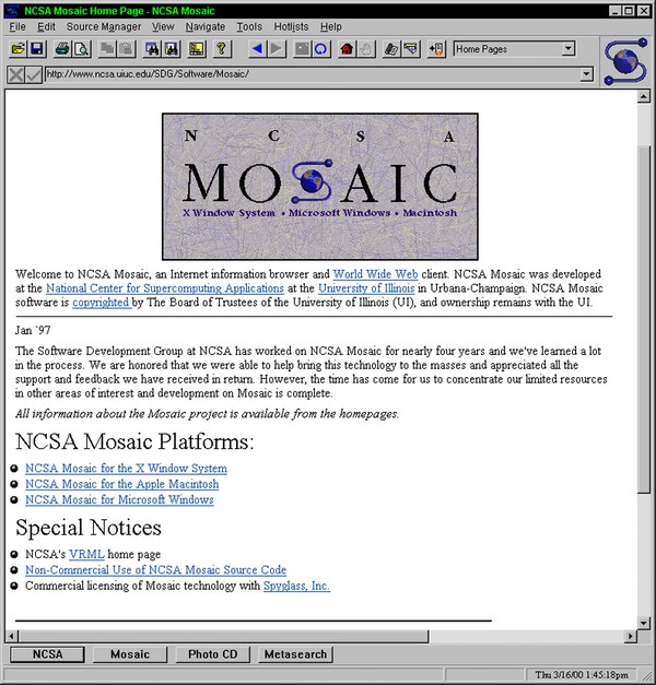 Веб-браузер NCSA Mosaic