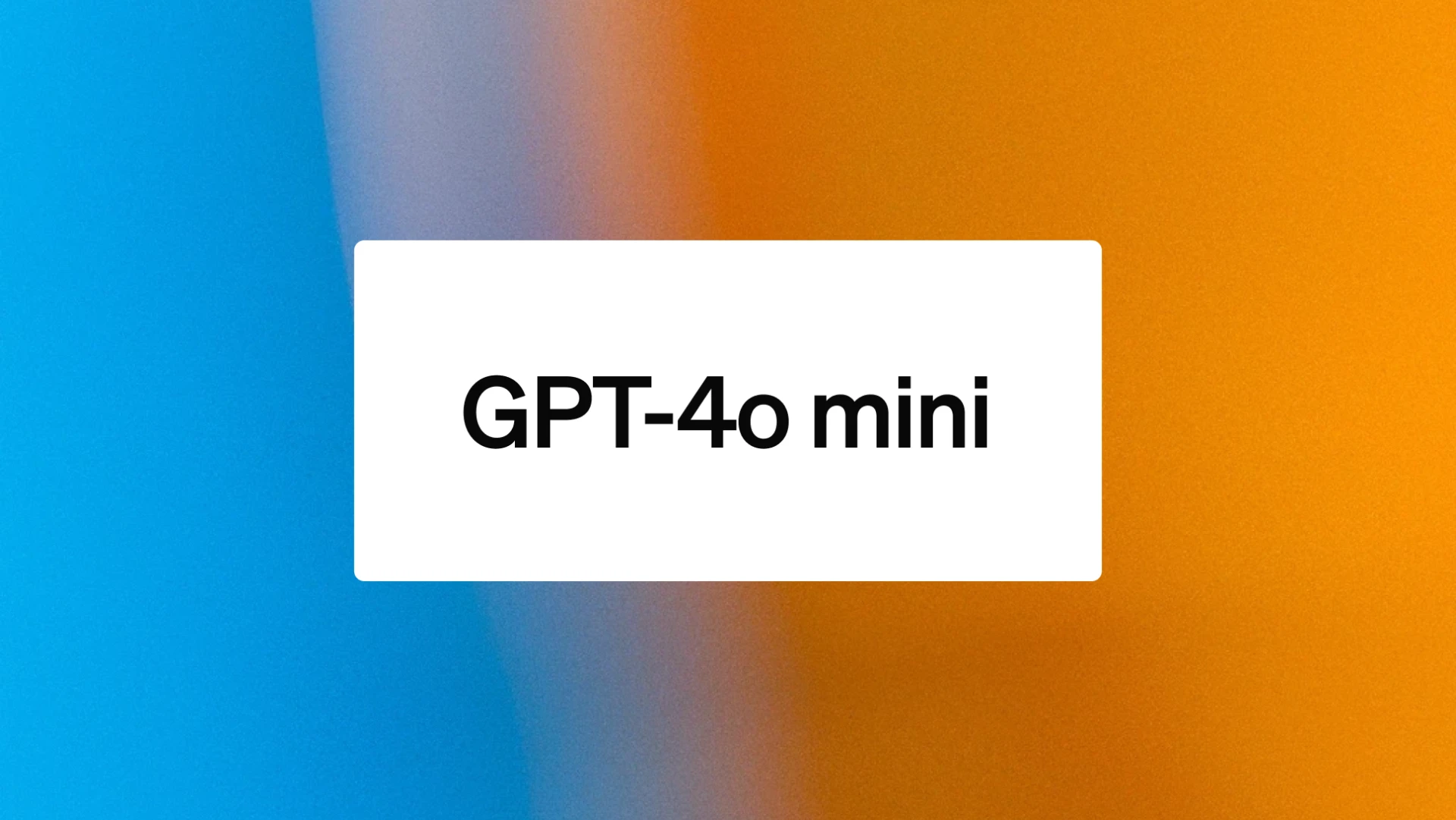 GPT 4o-mini