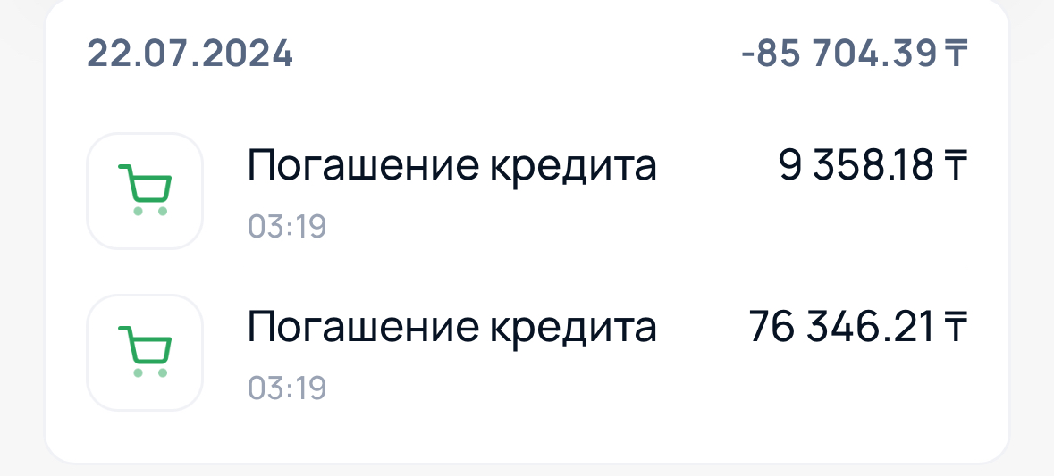 Как работает частичное досрочное погашение в Казахстане? Испытано на себе — изображение 3