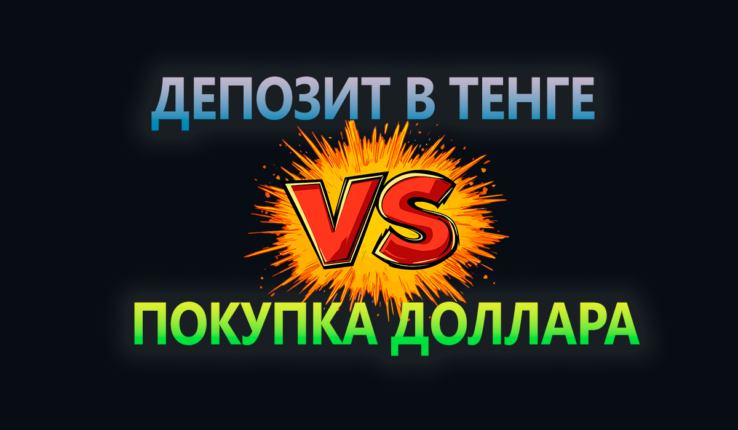 Депозит в тенге или доллары? Эксперимент