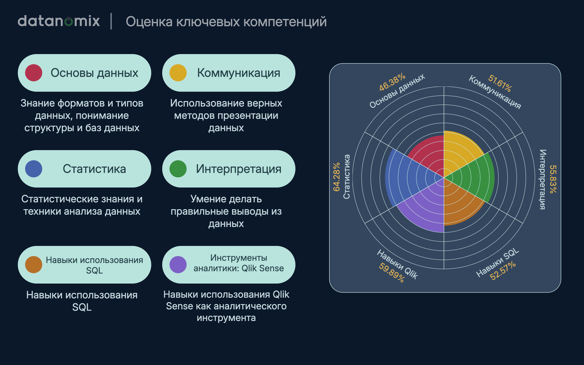 Фрагмент отчета Data Literacy Report. Обезличенные данные