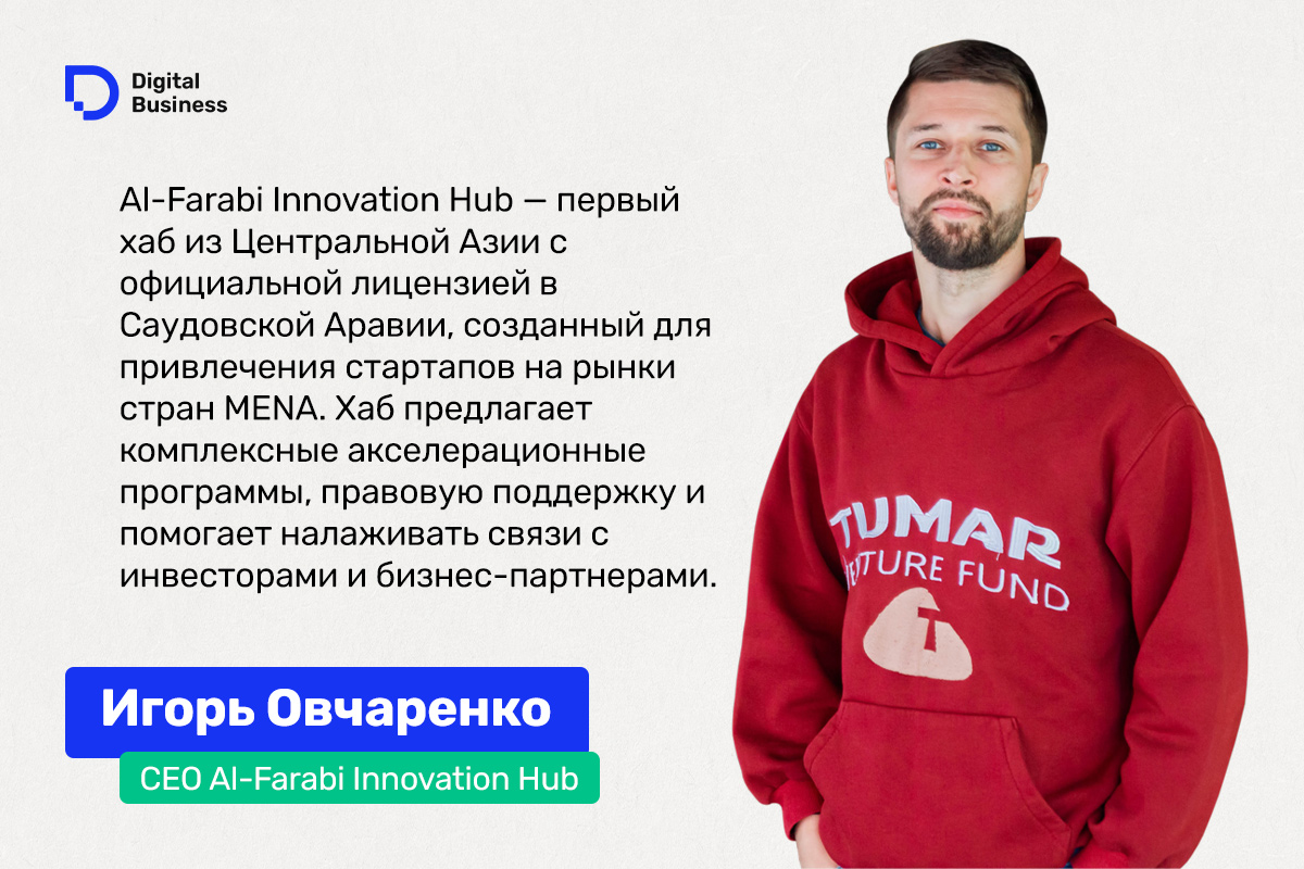 Игорь Овчаренко CEO Al-Farabi Innovation Hub