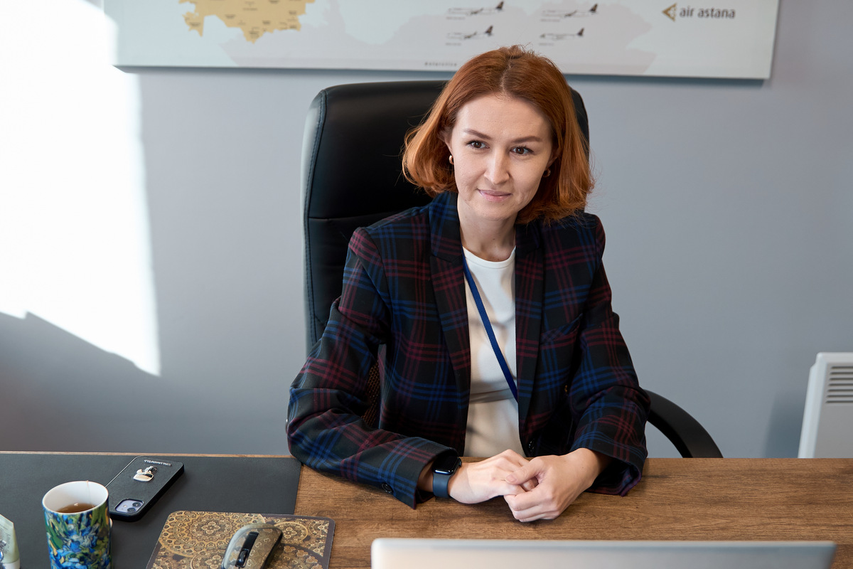 Анель Ибрагимова, Air Astana