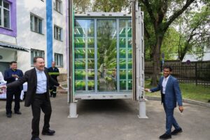 В Алматы открылась первая «машинная ферма»