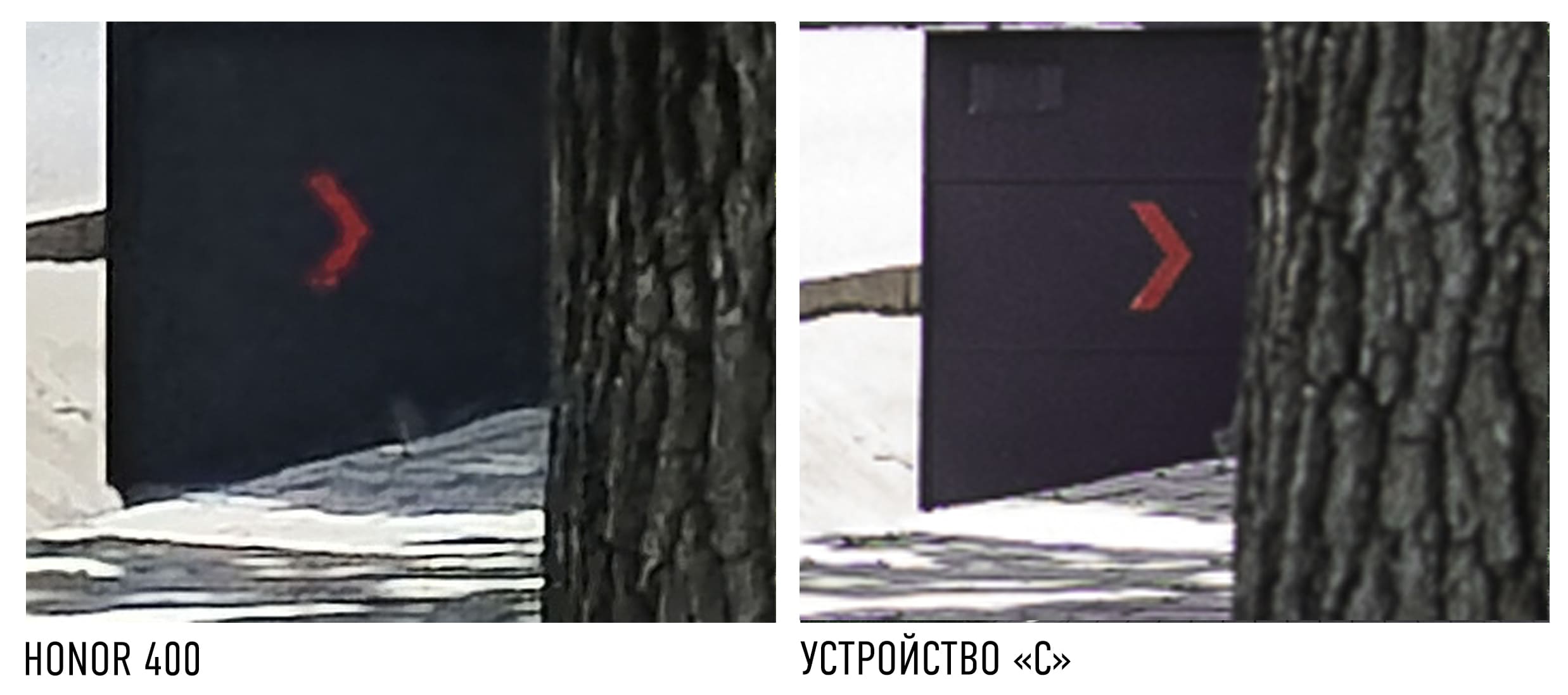 Снимок на HONOR 400 и фотокамеру