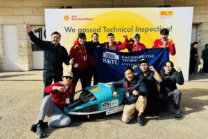 Студенты из Казахстана собрали настоящий электрокар и попали на конкурс от Shell