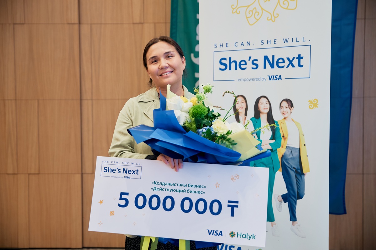Мадина Оскенбаева, победительница She is Next 2025