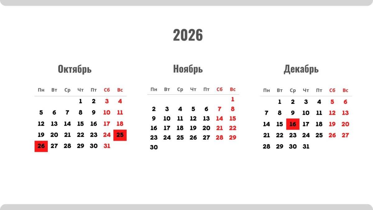 октябрь-декабрь 2026