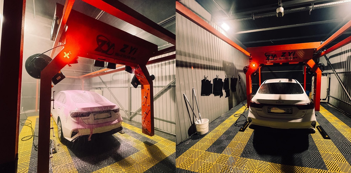 В Астане открылась робот-мойка за 1000 тенге