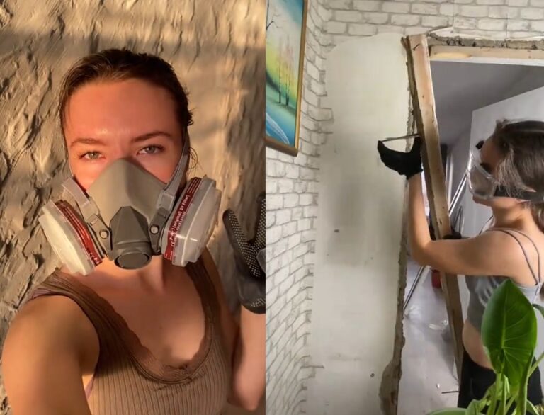 Казахстанка сделала ремонт комнаты за 350 тысяч тенге и показала все расходы