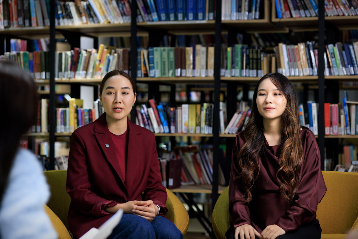 Жаңыл Әділбек и Камшат Жолдасбек