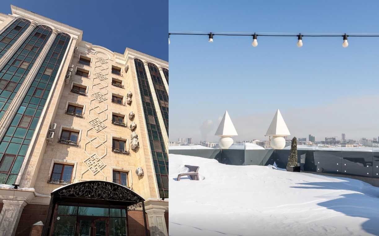 В центре Астаны продают клубную квартиру с выходом на террасу и видом на высотки