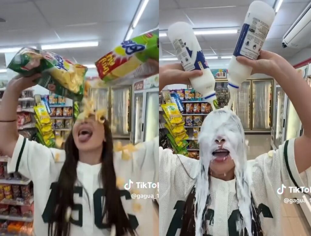 Казахстанский блогер устроила погром в тайском 7-Eleven ради петиции: кто она
