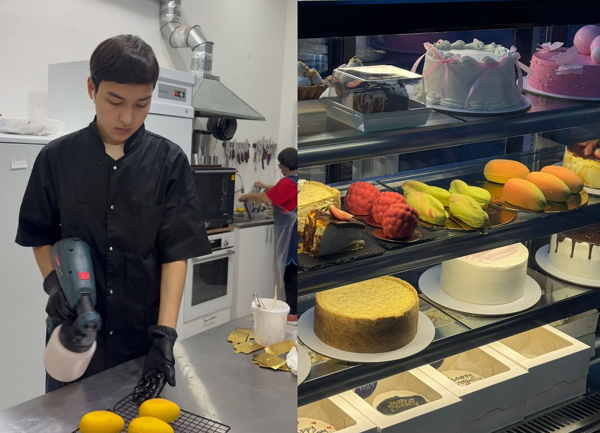 Школьник без образования открыл прибыльный кондитерский цех и готовит торты за сотни тысяч тенге