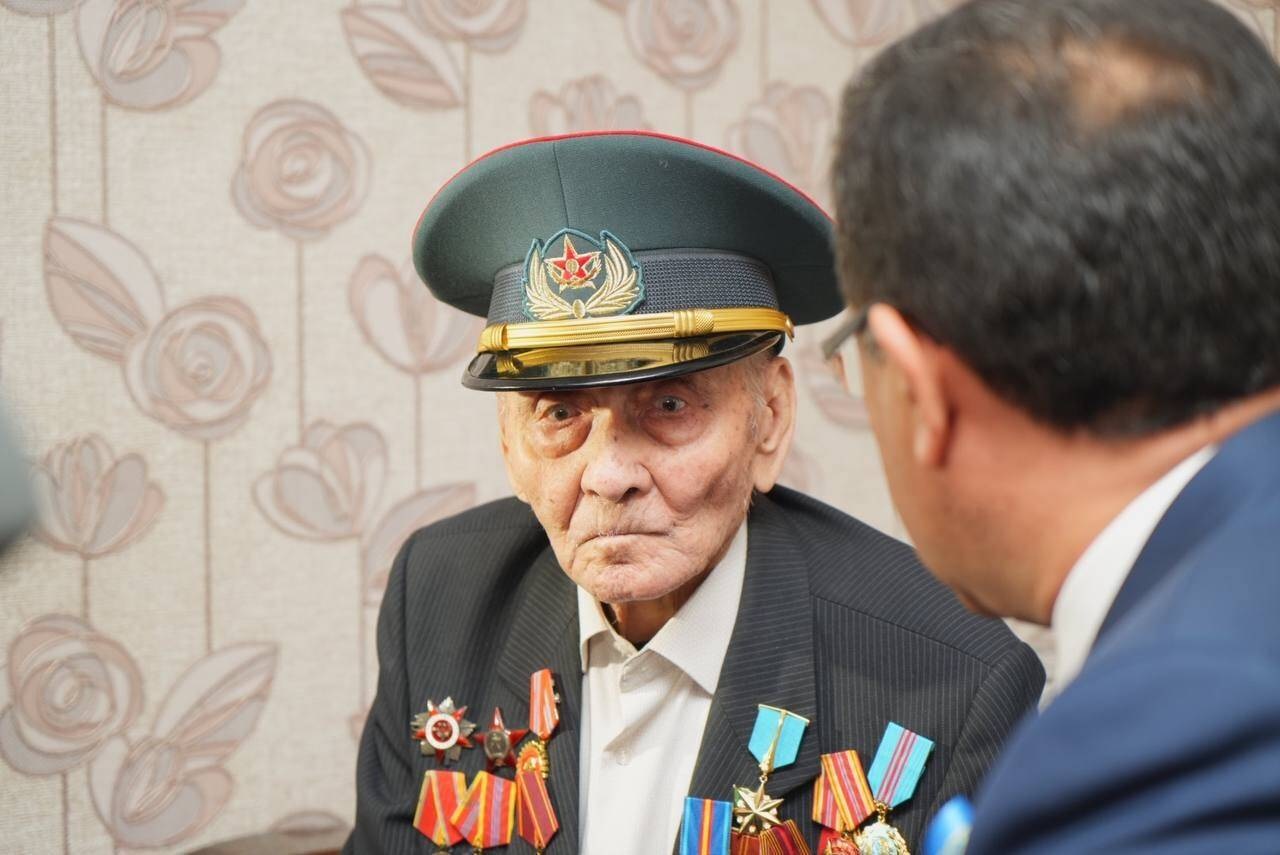 Ветеран Великой Отечественной войны Абдыгали Каймолдин / Фото пресс-службы акимата Абайской области 