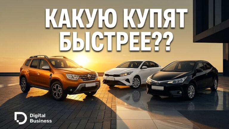 Какие машины продаются на вторичке Казахстана всего за неделю, а какие зависают
