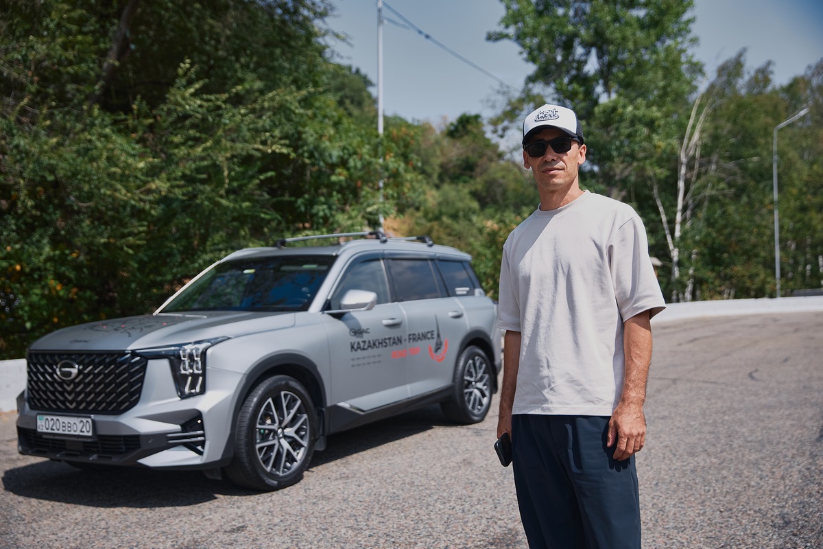«319 часов за рулем»: Как казахстанец на GAC GS8 проехал из Шымкента в Париж через 15 стран
