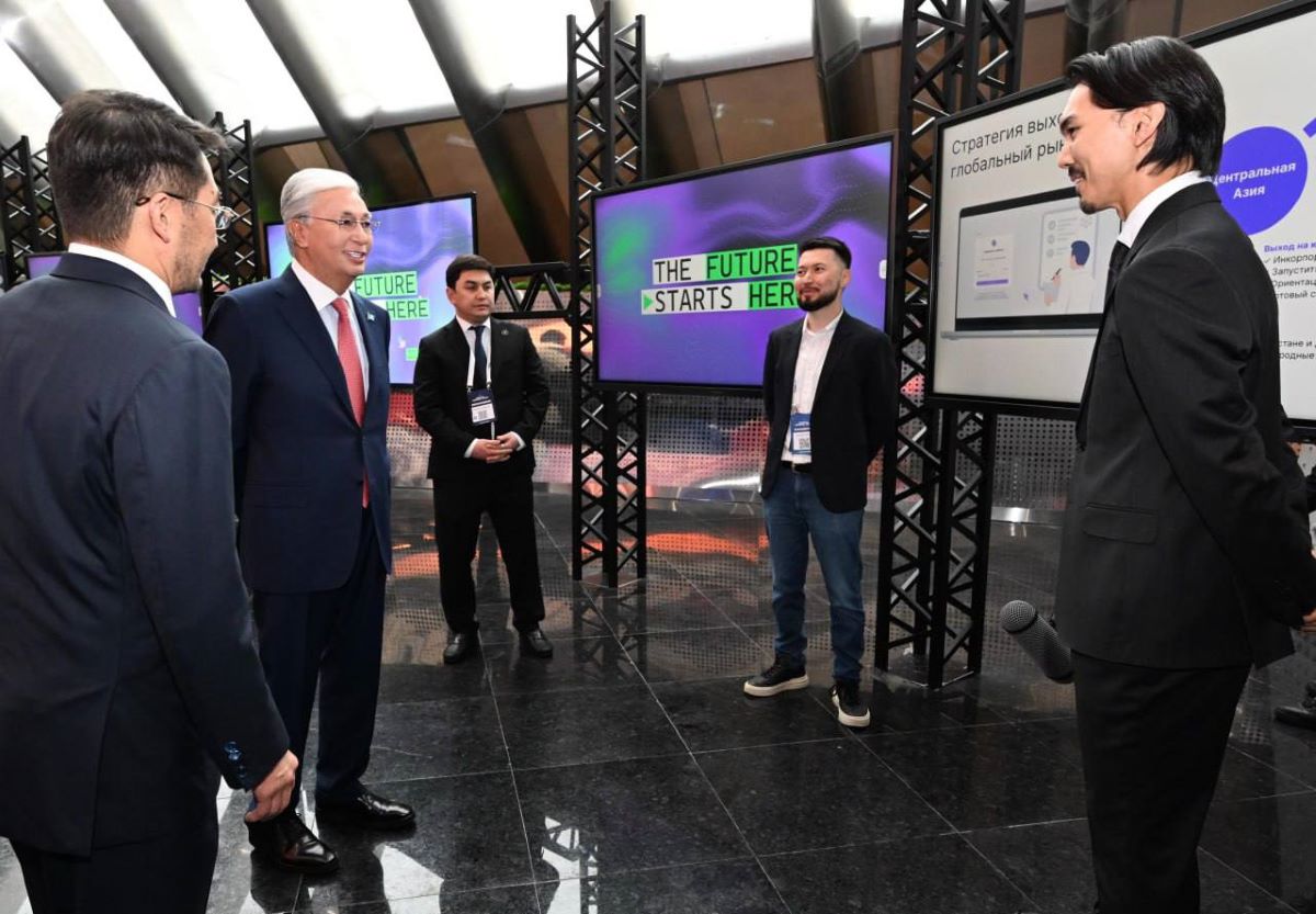 Открытие alem.ai в прошлом году, во время digital bridge