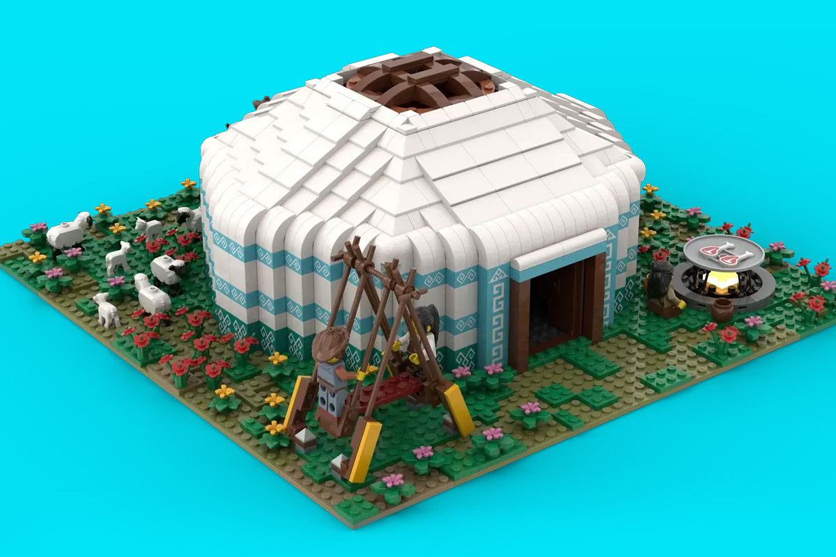 Официальный LEGO может поставить казахскую юрту на полки по всему миру