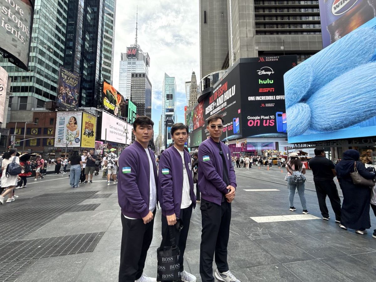 Makon AI co-founders Kamoliddin Yaxshilikov, Asilbek Ashurov and Asadbek Noyibjonov