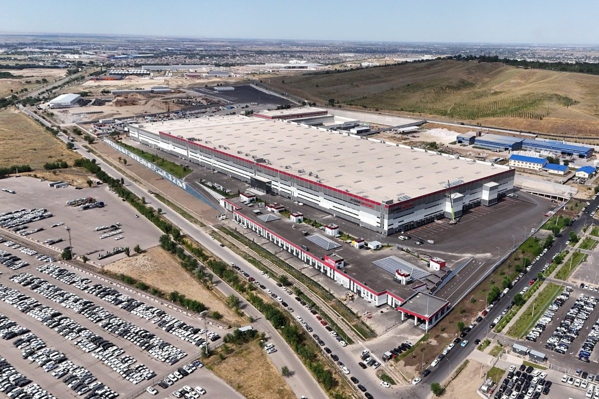Завод Astana Motors Manufacturing Kazakhstan в индустриальной зоне Алматы