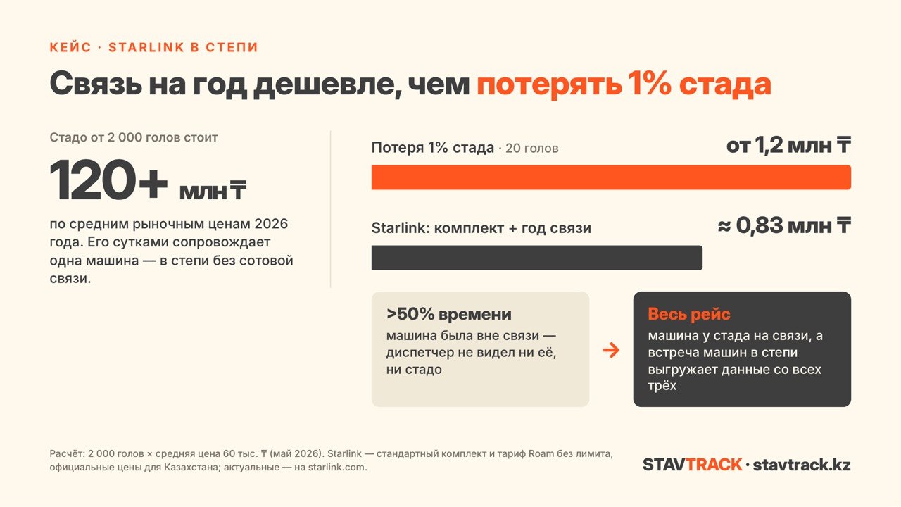 Спутники Маска дошли до казахстанских пастбищ: как Starlink помогает следить за скотом — изображение 3